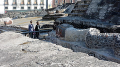 Templo Mayor with serpents