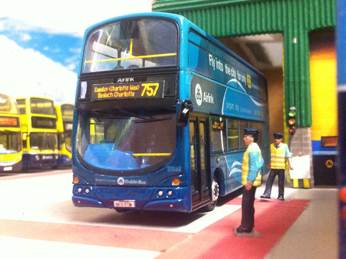 Sunday June 26th Dublin Bus Launched New Route 757 Dublin Airport - Camden (Charlotte Way). Seen here preparing for Departure is Summerhill's VG44 suitable Dressed for the Occasion - a photo on Flickriver