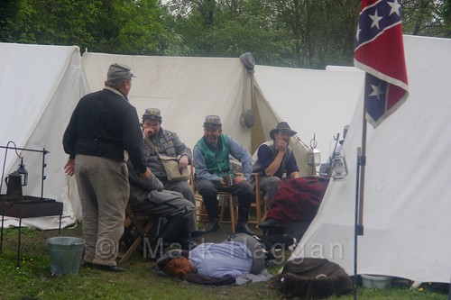 US Civil War reenactment at Moira Canal Festival 2016
