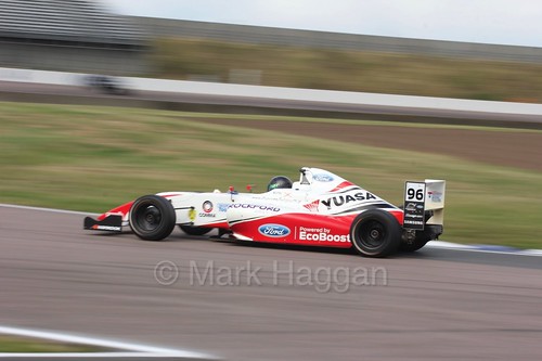 Jack Butel in British F4 at Rockingham, August 2016