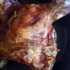 Slow roasted pork en Baos de Valdearados. Panadera de baos de valdearados.