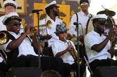 Onward Brass Band at Jazz Fest 2015, Day 7, May 3