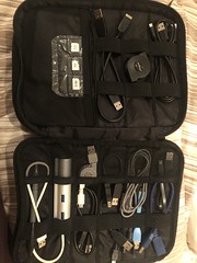 2019 (Day 74 - 15th Mar) (2): Loading up a new cable-tidy/gadget bag