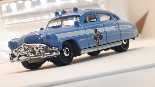 MATCHBOX 1951 HUDSON HORNET POLICE CAR WHITE MB 1046 MINT 