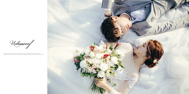 台南婚紗街拍風格、唯美白紗拍出兩人最自然的日常婚紗寫真｜Hermose Wedding