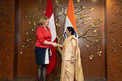 Außenministerin Karin Kneissl auf Südasienreise (in Indien)