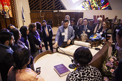 Congregation Shaarey Zedek tour with Rabbi Dahlen