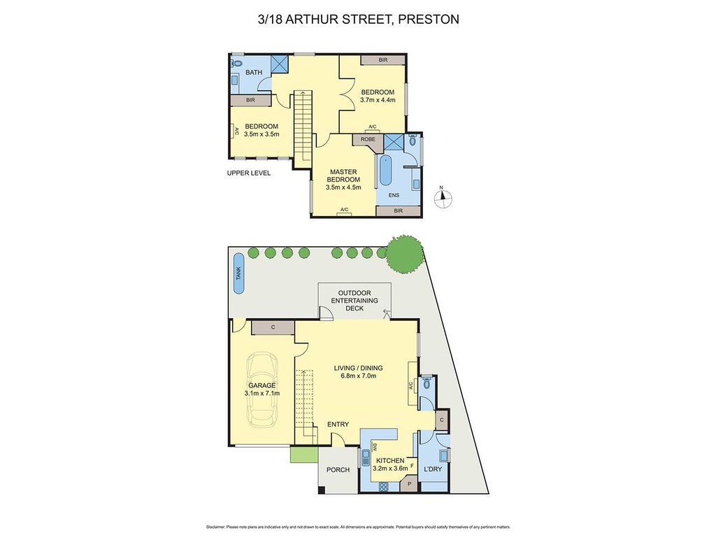 3/18 Arthur Street, Preston VIC 3072 floorplan