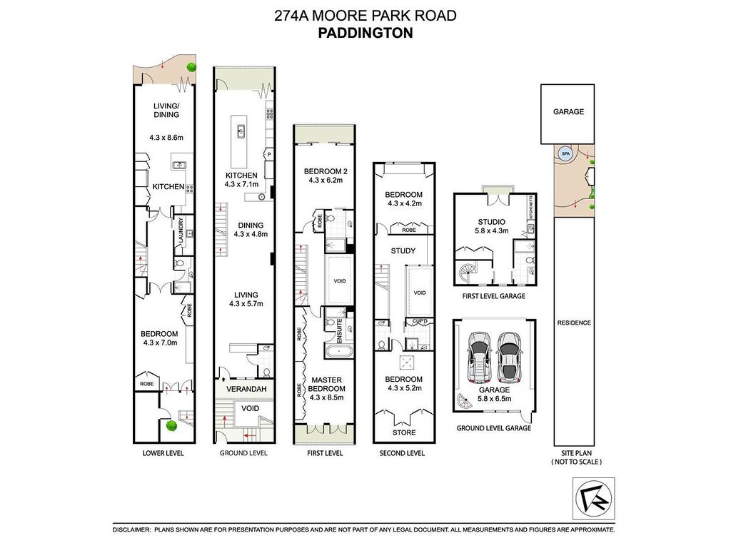 274A Moore Park Road, Paddington NSW 2021 floorplan