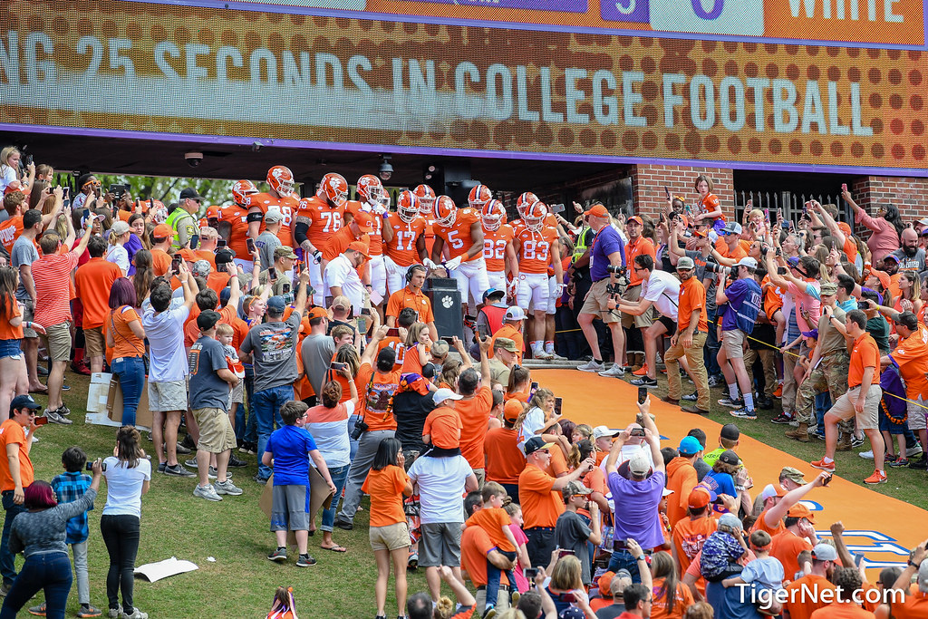 Clemson Football Photo of The Hill