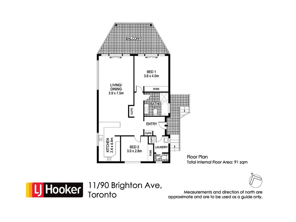11/90 Brighton Avenue, Toronto NSW 2283 floorplan