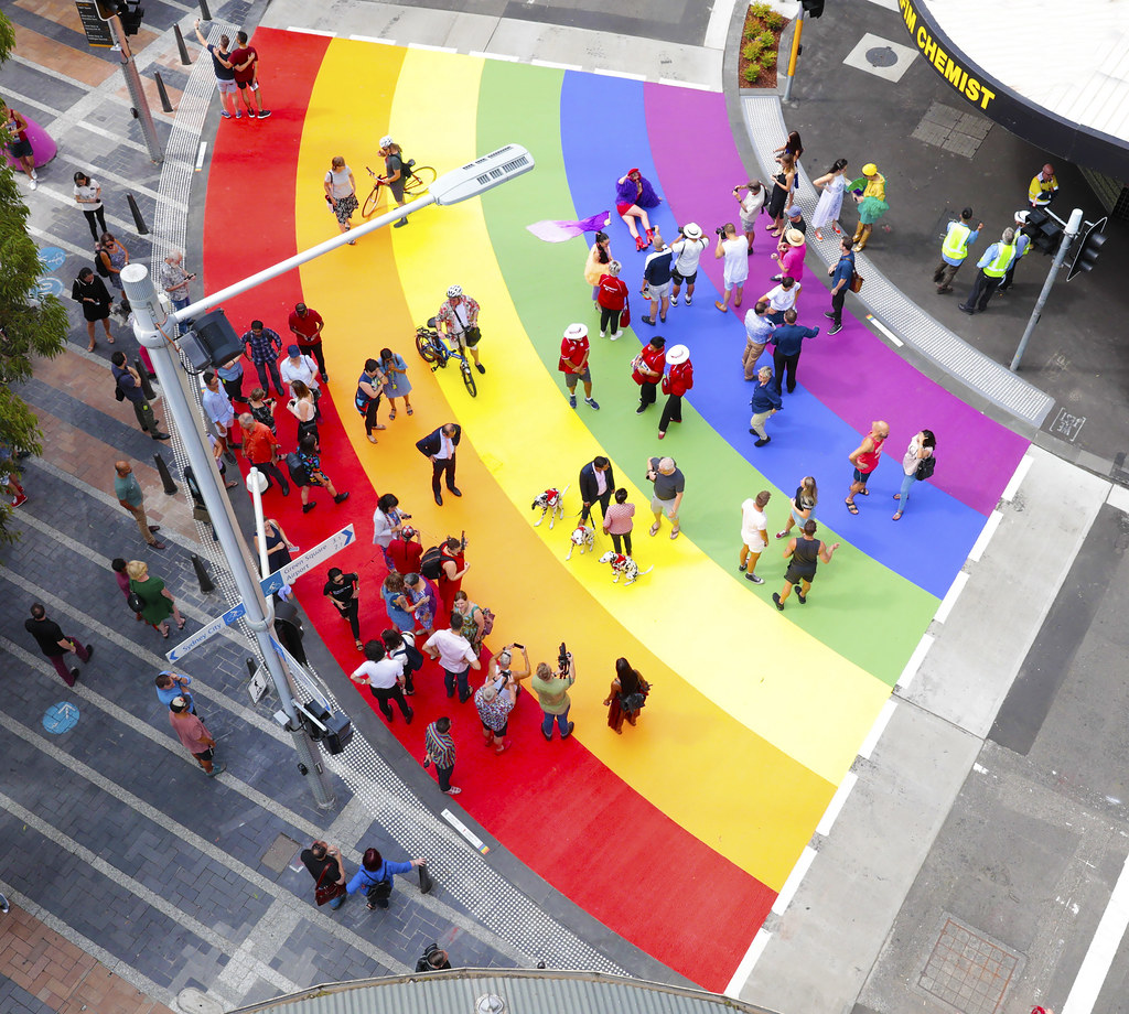 ann-marie calilhanna- rainbow crossing launch @ taylor square_300