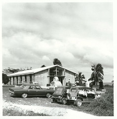 Churchgoers at the Alofi Church, Niuē 1974
