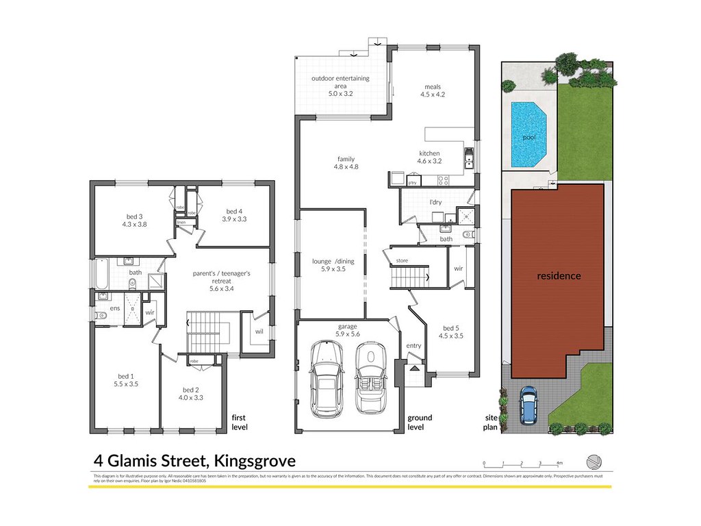 4 Glamis Street, Kingsgrove NSW 2208 floorplan