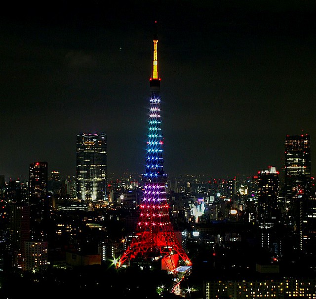 東京タワーも消灯の時間、もうお休みしまし...
