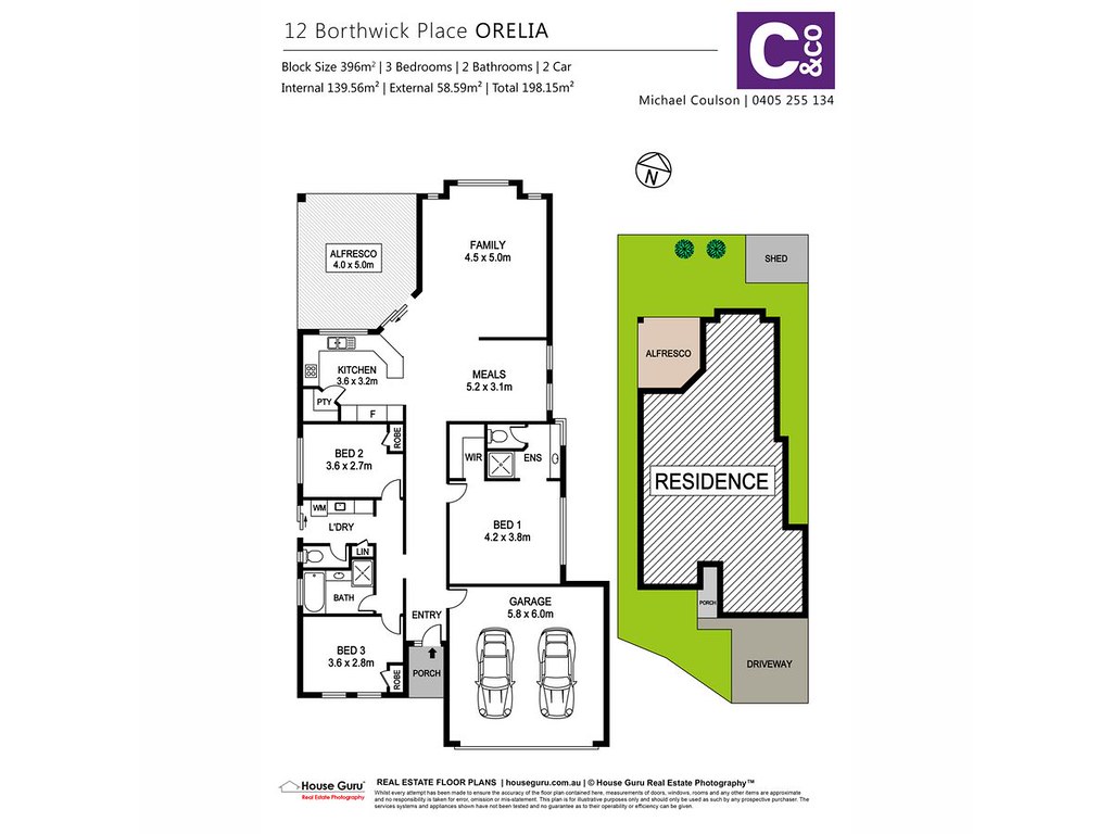 12 Borthwick Place, Orelia WA 6167 floorplan