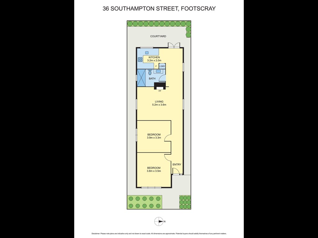 36 Southampton Street, Footscray VIC 3011 floorplan