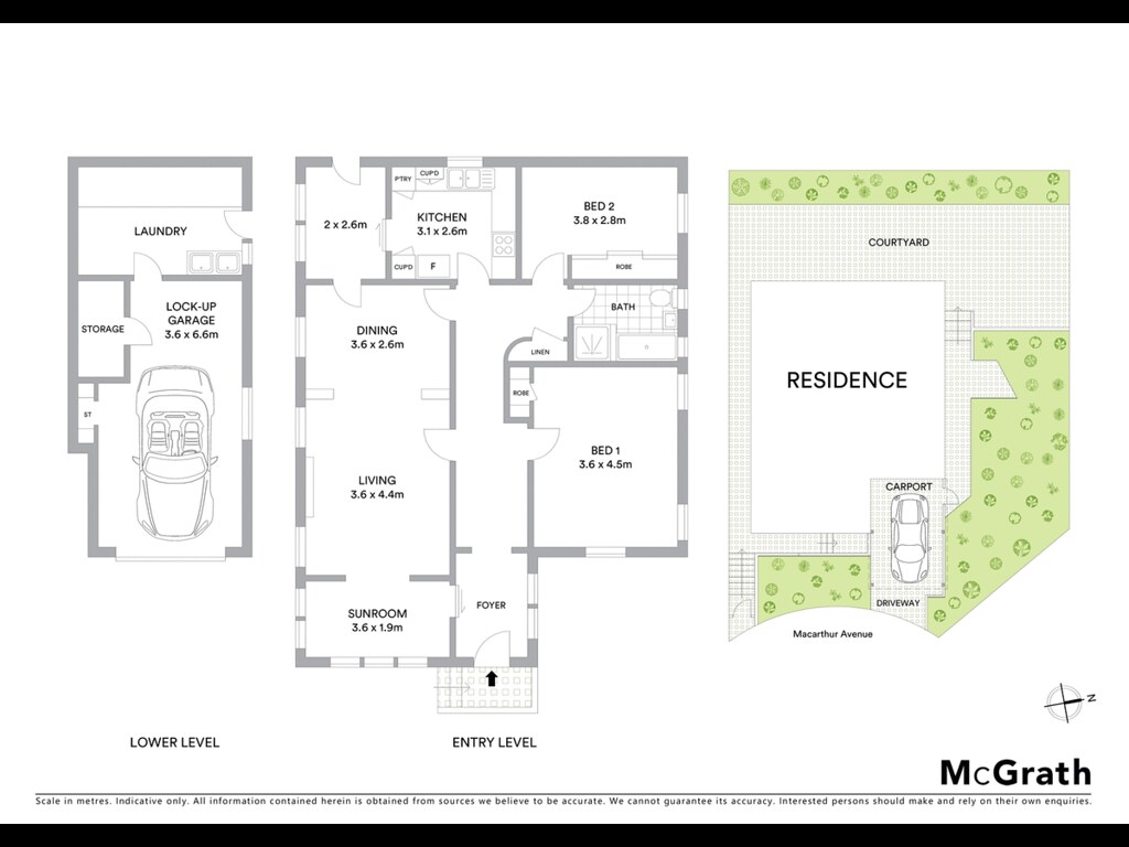 12 Macarthur Avenue, Crows Nest nsw 2060 floorplan