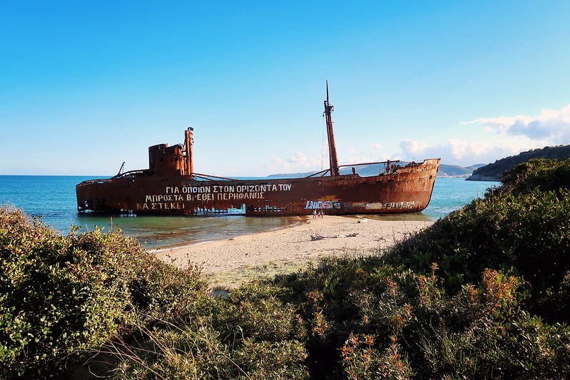Peloponnese, Greece blog 2 shipwreck