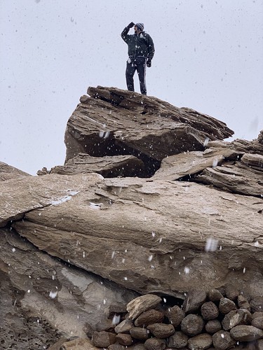 The Stone Tree (Árbol de Piedra) at 4,500m. (14,763.78 ft.), the Eduardo Avaroa Andean Fauna National Reserve of Sur Lípez Province, Bolivia.