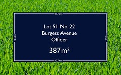 Lot 51, 22 Burgess Avenue, Officer Vic