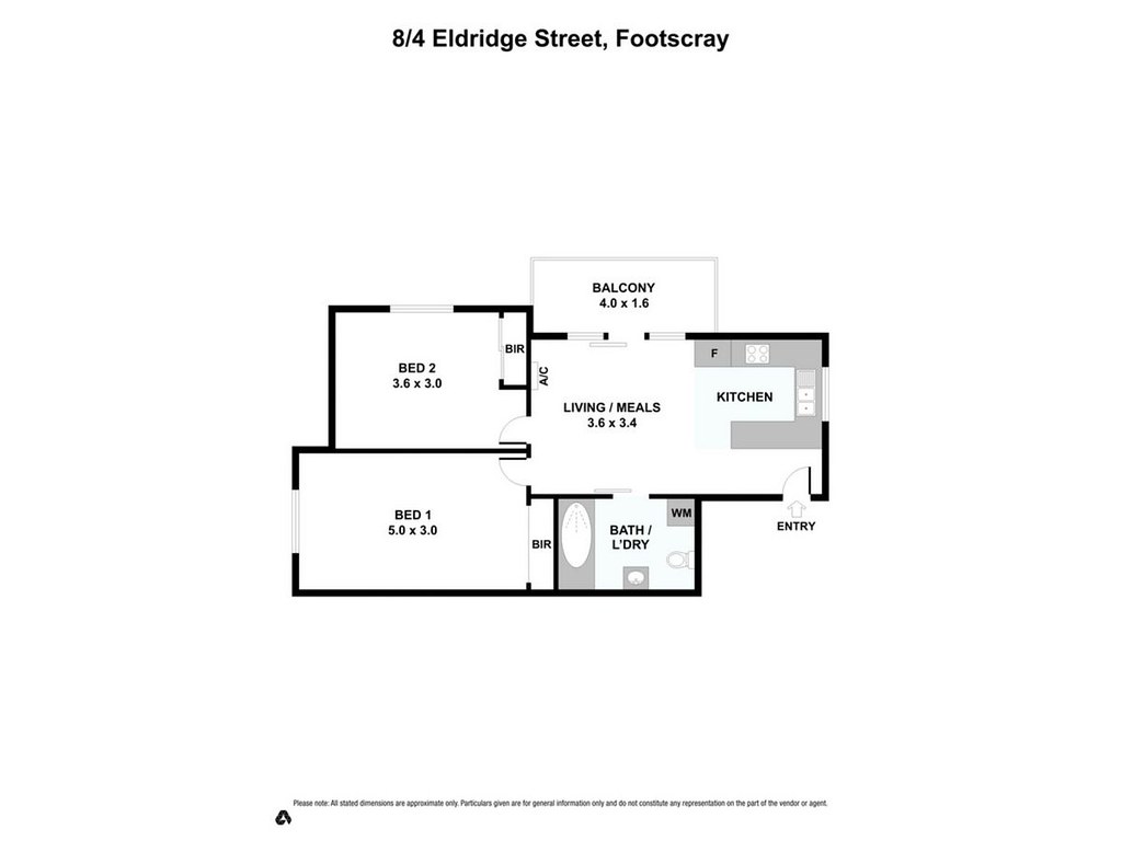 8/4 Eldridge Street, Footscray VIC 3011 floorplan