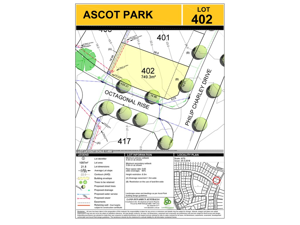 Lot 402 Octagonal Rise Ascot Park, Port Macquarie NSW 2444 floorplan