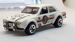 HOT WHEELS FORD ESCORT RS 1600 1970 MK1 GUMBALL 3000 MINT ON SHORT CARD 