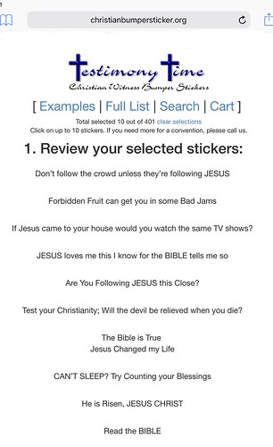 Christian Bumper Stickers by Wesley Fryer, on Flickr