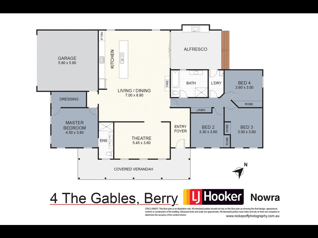 4 The Gables, Berry NSW 2535 floorplan