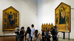 View of the Trecento gallery in the Uffizi