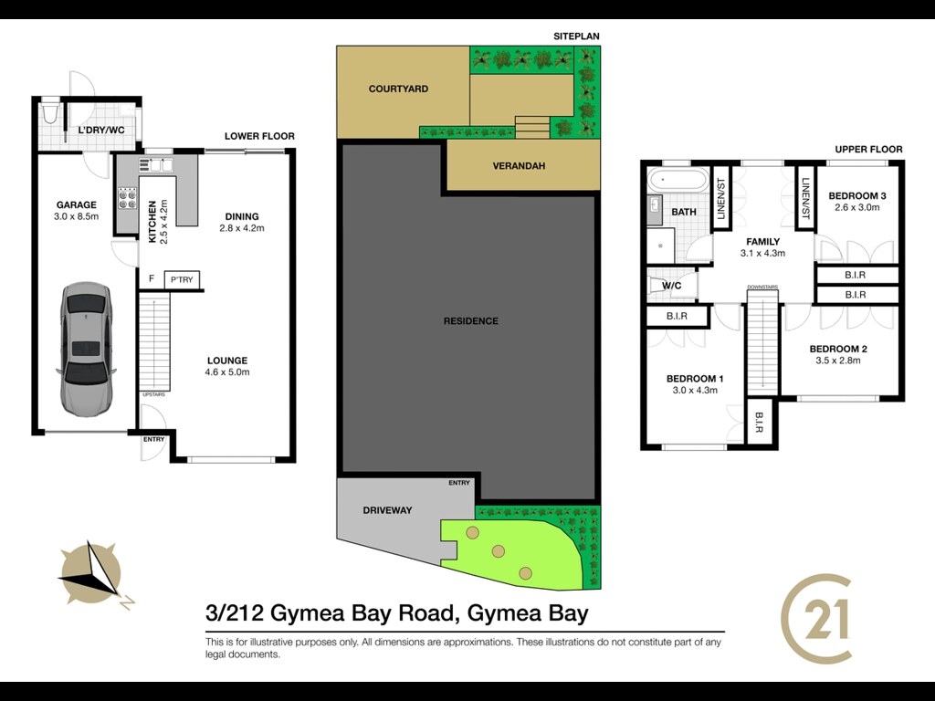 3/212 Gymea Bay Road, Gymea Bay NSW 2227 floorplan