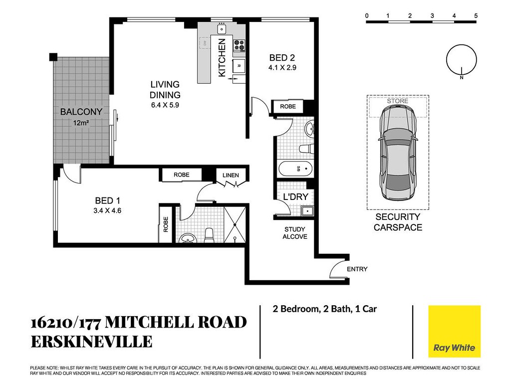 16210/177 Mitchell Road, Erskineville NSW 2043 floorplan