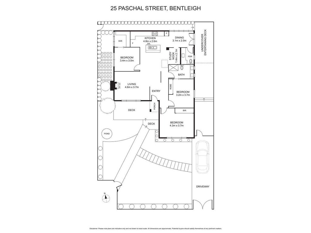 25 Paschal Street, Bentleigh VIC 3204 floorplan