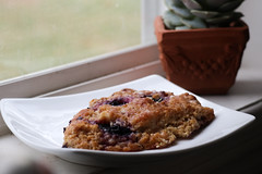 2018-12-13 Glazed lemon blueberry scones