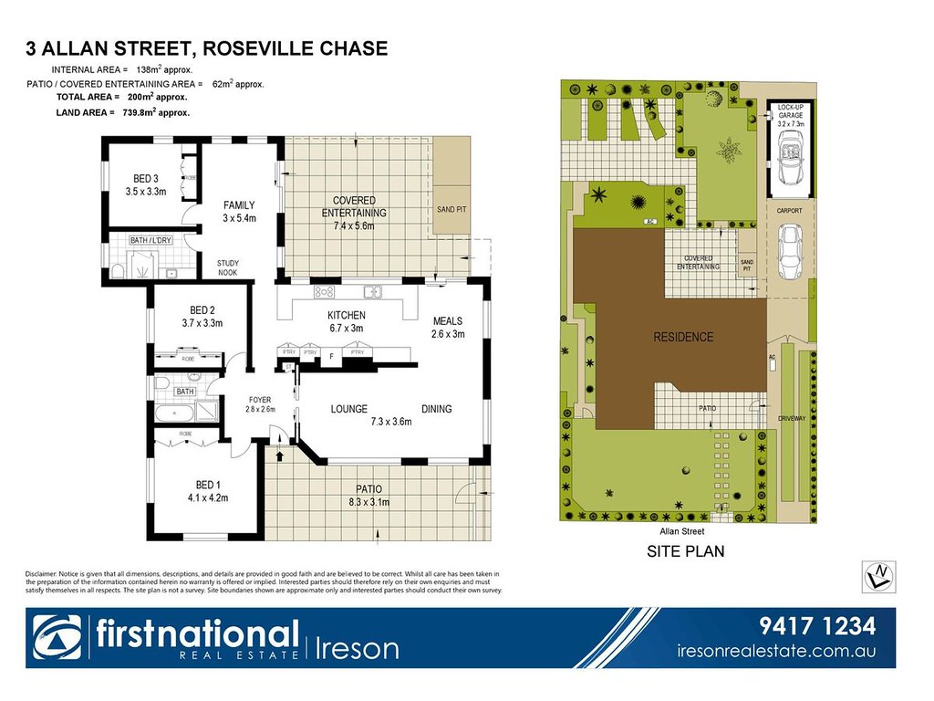 3 Allan Street, Roseville Chase NSW 2069 floorplan