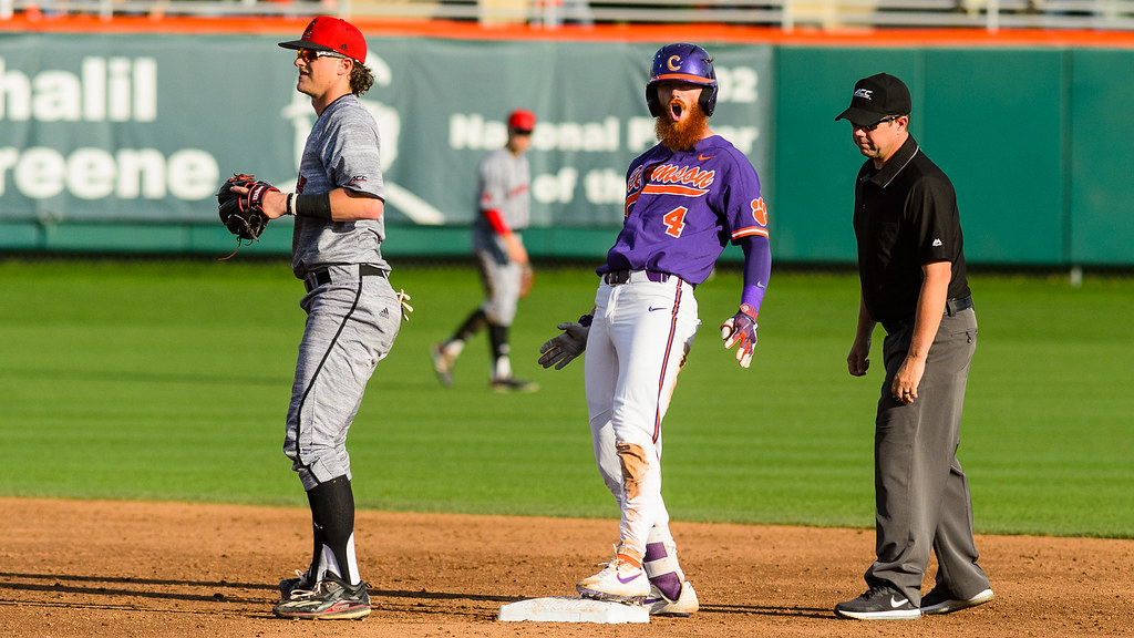 Clemson Baseball Photo of Grayson Byrd and Louisville