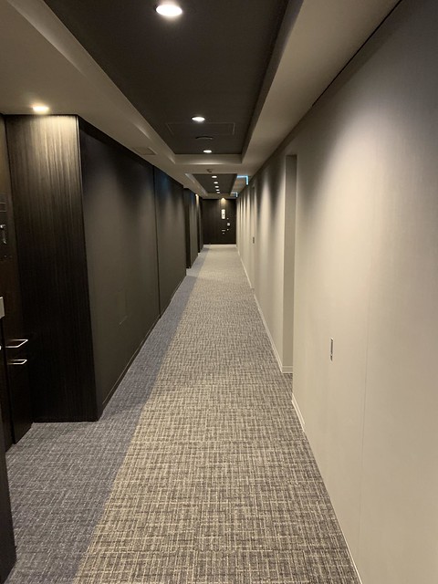 内廊下、ホテルみたいでした