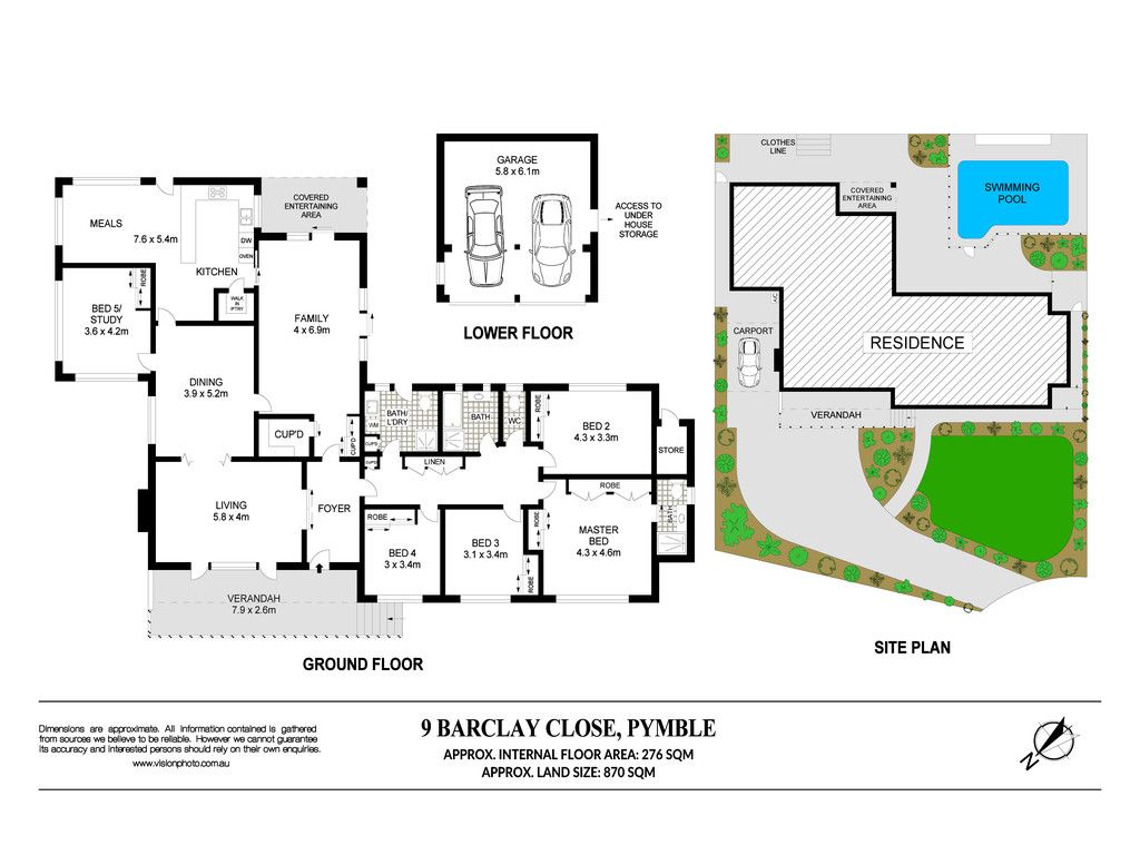 9 Barclay Close, Pymble NSW 2073 floorplan
