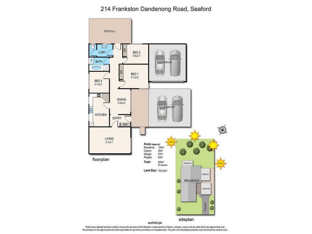 214 Frankston-Dandenong Road, Seaford VIC 3198 floorplan