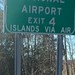New Bedford Regional Airport sign