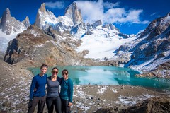 I met these two lovely ladies cycling in Argentina and they were kind enough to hike up to Mt. Fitzroy with me.