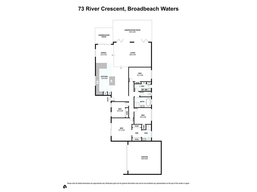 73 River Crescent, Broadbeach Waters QLD 4218 floorplan