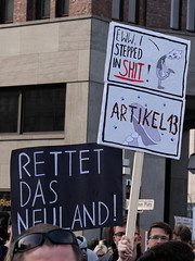 Berliner Demo gegen Uploadfilter  - 23. 3. 19