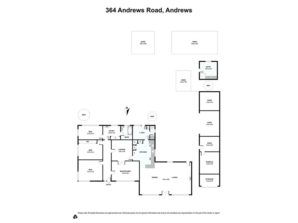 364 Andrews Road, Andrews SA 5454 floorplan