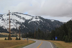 Driving Montana, USA..