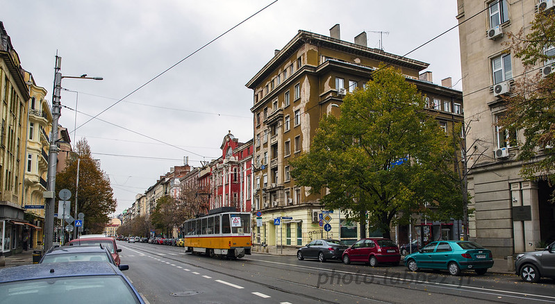 tramway dans les rues de Sofia<br/>© <a href="https://flickr.com/people/126667057@N02" target="_blank" rel="nofollow">126667057@N02</a> (<a href="https://flickr.com/photo.gne?id=45852864544" target="_blank" rel="nofollow">Flickr</a>)
