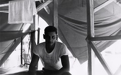047_47 Jack Cottone inside my Hooch at D Co. Camp Boehle, Tung Po Thailand, 1967.
