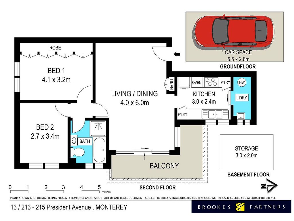 13/213-215 President Avenue, Monterey NSW 2217 floorplan