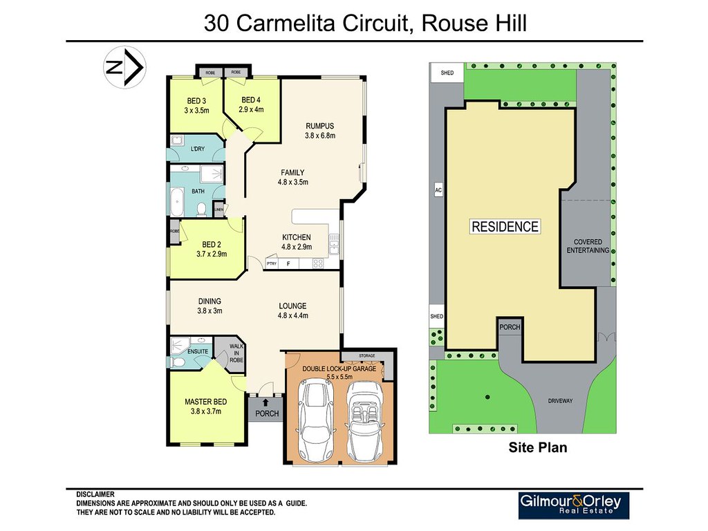30 Carmelita Circuit, Rouse Hill NSW 2155 floorplan